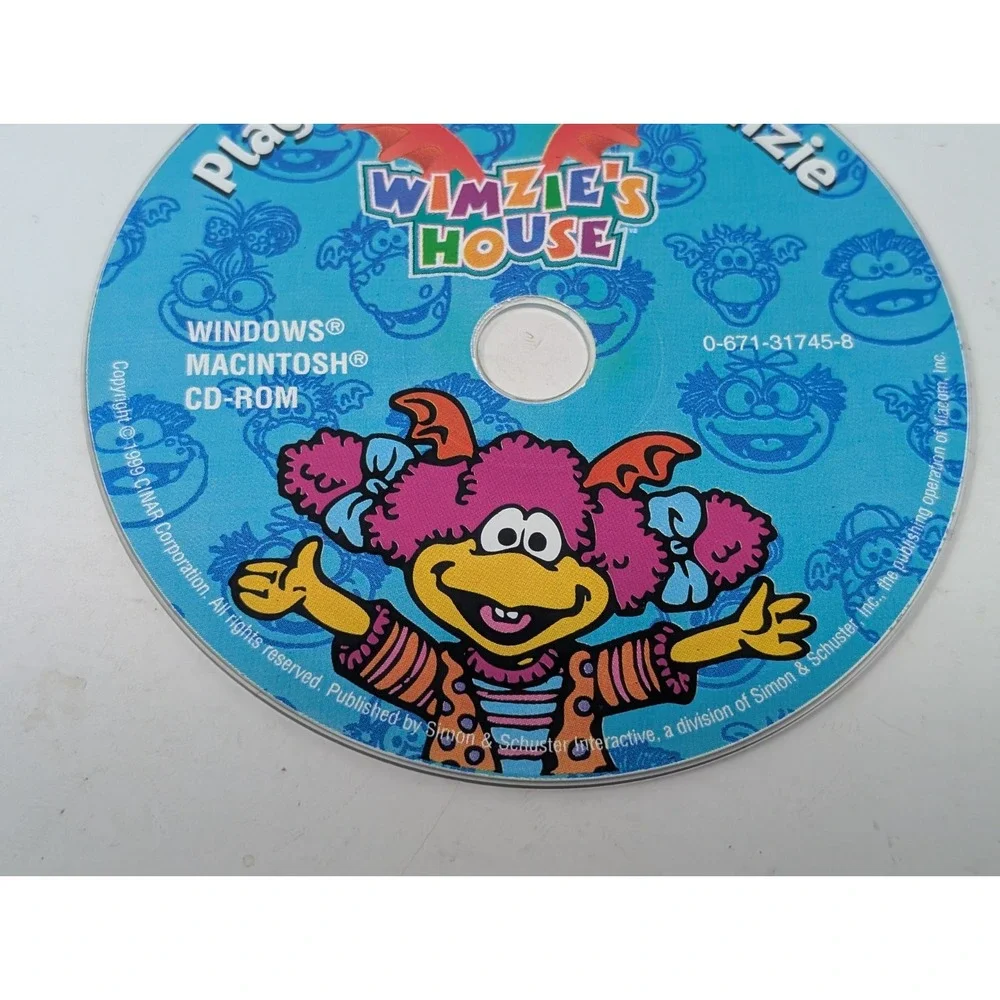 Wimzie's House Play Along With Wimzie‎ Kids Computer PC Game 1999 CD-ROM Vintage